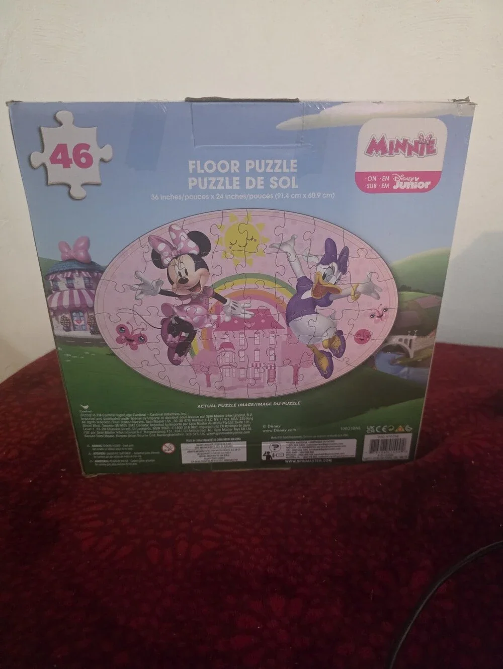 Disney Junior Minnie Pink 46-Piece Floor Puzzle